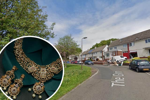 Thieves broke in to a property in The Green, Bathgate, and stole thousands of pounds worth of jewellery and watches (Photos: Google/Getty Images)