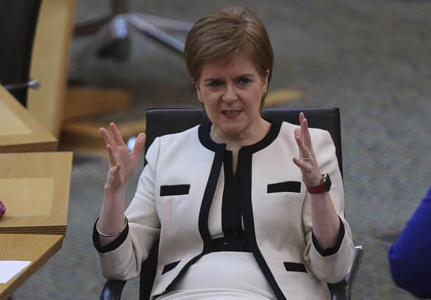 Six years ago, Nicola Sturgeon said: 'Let me be clear, I want to be judged on this [education]' (Picture: Fraser Bremner/Daily Mail/PA Wire)