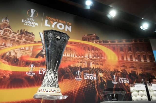 The Europa League trophy. Picture: Getty