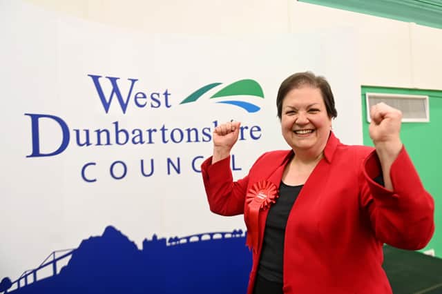 Labour's Jackie Baillie held onto Dumbarton