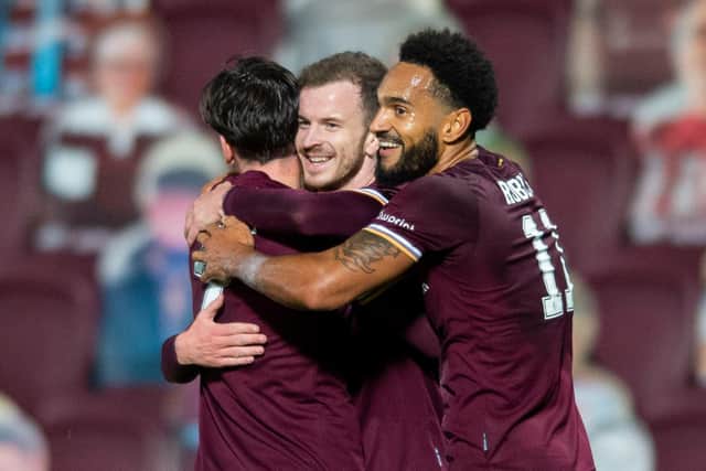 Jamie Walker, Andy Halliday and Jordan Roberts are all fit for Hearts.