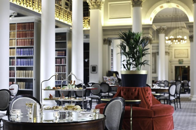 Located on Parliament Square in Edinburgh's Old Town is The Colonnades at the Signet Library - a gorgeous venue to enjoy Mother's Day Afternoon Tea in. One reviewer said that the venue serves the "best Afternoon Tea going” and compared the sweet desserts to a "work of art".