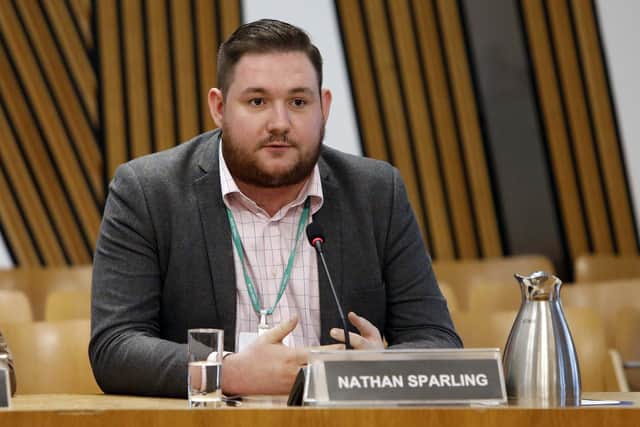Nathan Sparling from HIV Scotland