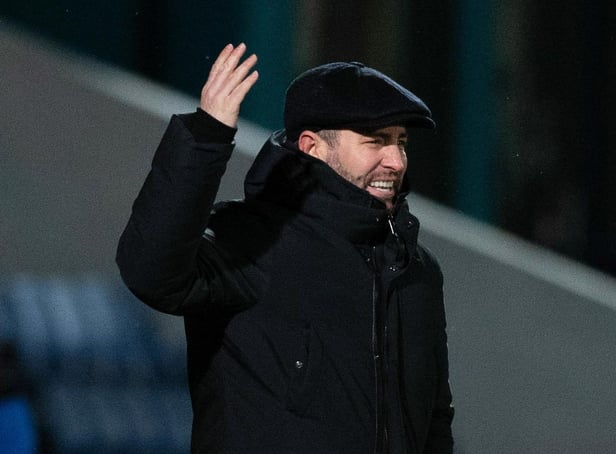 Lee Johnson reacts angrily as Ross County are awarded a controversial goal