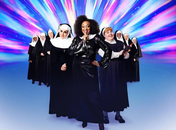 Sister Act, starring Lesley Joseph, Sandra Marvin and Lizzie Bea