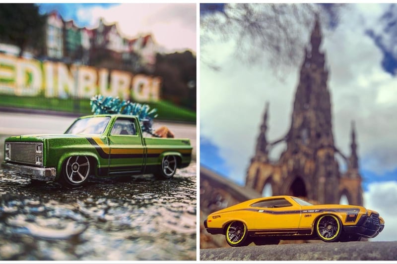 Ross Burns, has taken a photo of one of his son’s many Hot Wheels cars every day for the past 1,000 days in various locations around the UK.