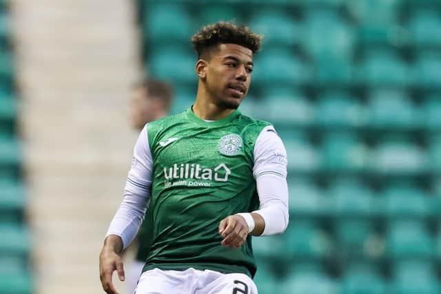 Hibs brought in Sylvester Jasper on loan from Fulham - and have an option to buy him in the summer
