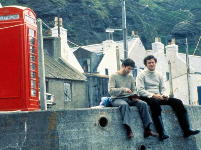 Actors Peter Riegert (Mac) and Chris Rozycki (Viktor) star in Bill Forsyth's classic comedy Local Hero, which was partly shot in Pennan, in Aberdeenshire. Picture: Moviestore/Shutterstock