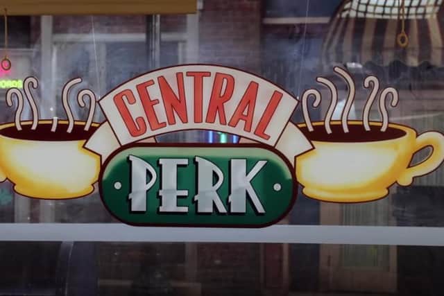 The Central Perk coffee house.