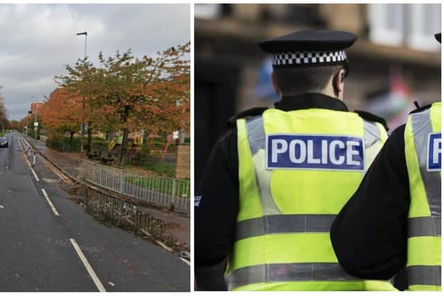 Around 10.30am on Friday, police were called to a report of a man believed to be in possession of a weapon in the Pennywell Road area of Edinburgh.