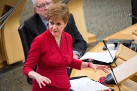 First Minister Nicola Sturgeon gave an update on the situation in Aberdeen at her briefing today