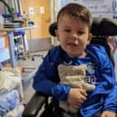 Harry Thomas, 8, is over the moon after being reunited with his 'best teddy friend'
Photo: Edinburgh Children's Hospital Charity