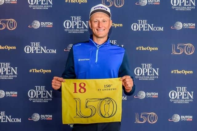 Adrian Meronk will become the first Pole to play in The Open when he tees up in next month's 150th edition at St Andrews. Picture: The R&A