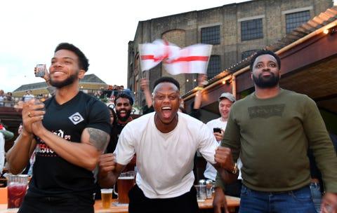 England fans were more than pleased as the team made it through to the semi-finals