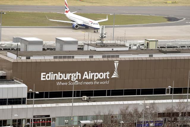 Edinburgh Airport, stock photo by Lisa Ferguson.