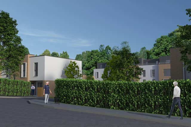 A visualisation of the Barnton development. The homes are due to launch for sale in summer 2023 and the first phase of completion is expected in early 2024.