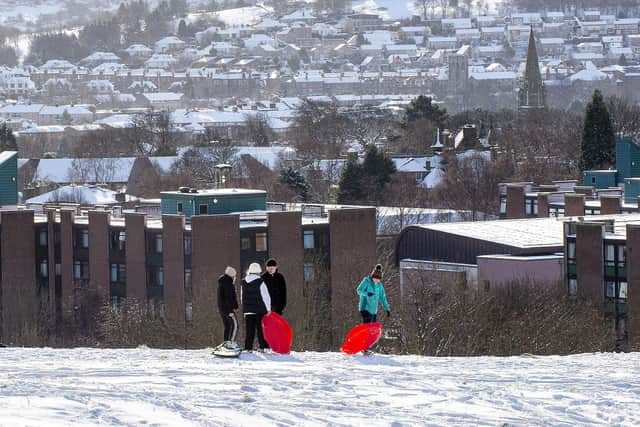 Light snow showers are forecast to fall on Edinburgh this week.