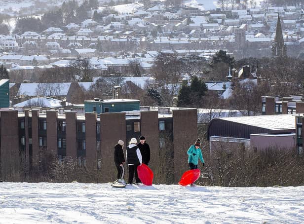Light snow showers are forecast to fall on Edinburgh this week.