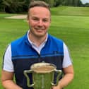 Andy Fairbairn, pictured after his club championship win earlier this year, was Duddingston's match-winner against Turnhouse.