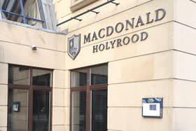 Savills said key deals to have taken place in Scotland last year include the sale of the Macdonald Holyrood Hotel in Edinburgh. Picture: Catriona Thomson.