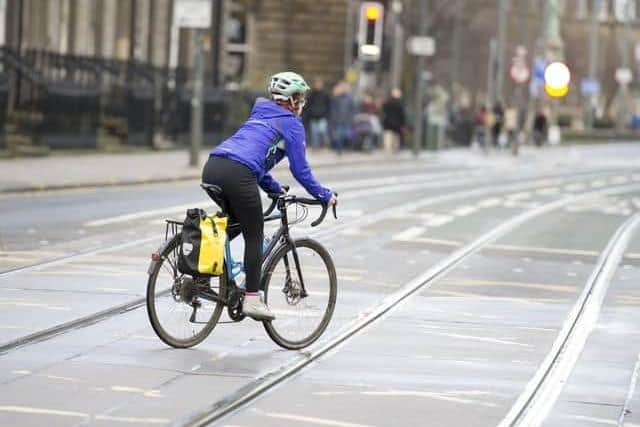 There have been 422 accidents involving cyclists on Edinburgh tram lines since 2012.