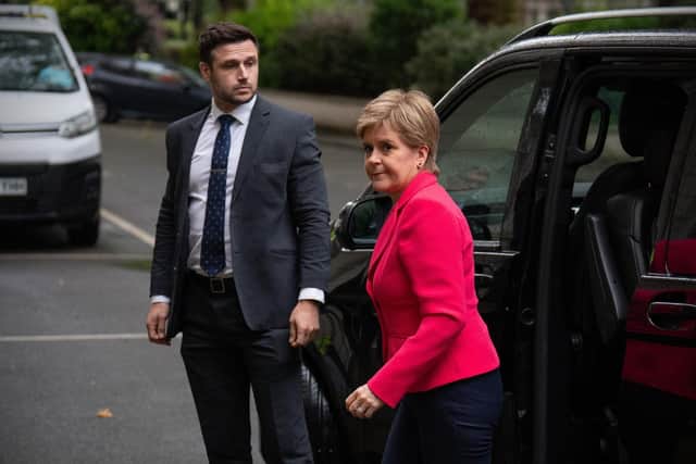 Former First Minister Nicola Sturgeon arrives to give evidence at the Covid-19 inquiry in London. Picture: Carl Court/Getty Images