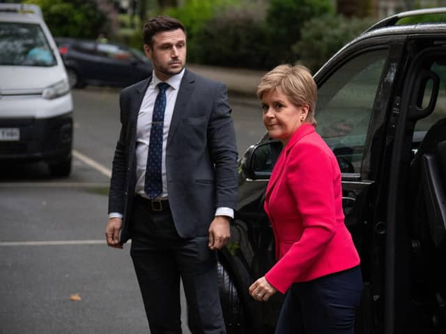 Former First Minister Nicola Sturgeon arrives to give evidence at the Covid-19 inquiry in London. Picture: Carl Court/Getty Images