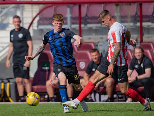 Hearts' Leo Watson in action against Sunderland in a pre-season friendly at Tynecastle before the beginning of this season. Picture: SNS