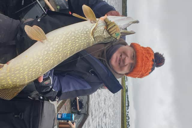 Stewart McMath had a cracking double figure pike during the Pike Anglers Association for Scotland Grand Slam event at Black Loch.