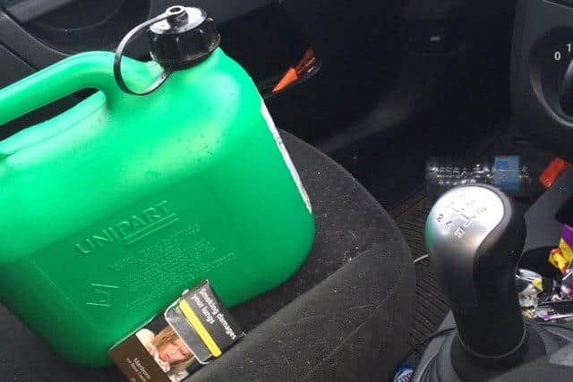 Firebug Imrie kept a can of petrol in his car: Pic: Crown Office
