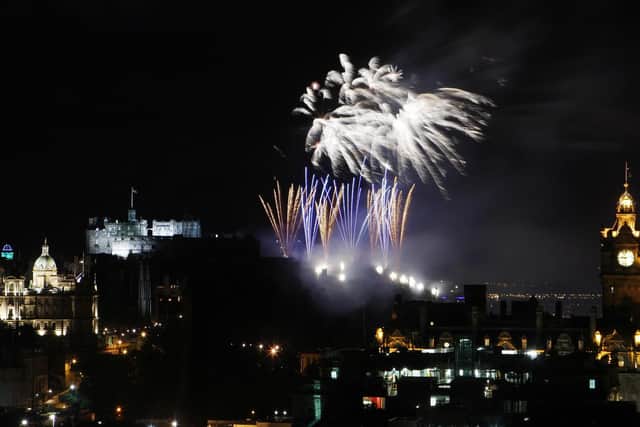 Could the fireworks display that marks the end of Edinburgh International Festival be replaced by drones and video projections? (Picture: Danny Lawson/PA)