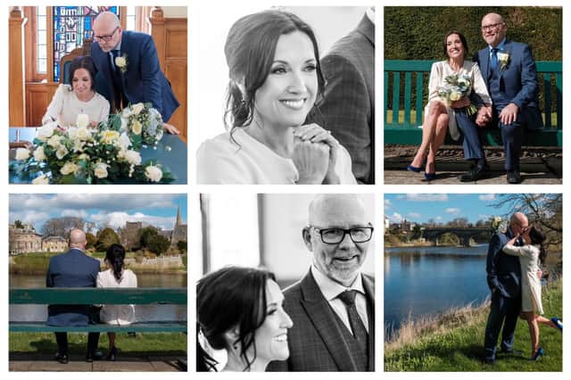 Fiona Ufton posted a montage of images from the couple's big day