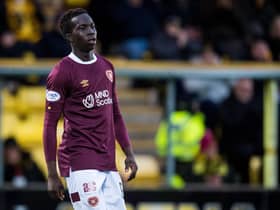 Garang Kuol moved to Hearts in the January transfer window on loan from Newcastle United. Picture: SNS