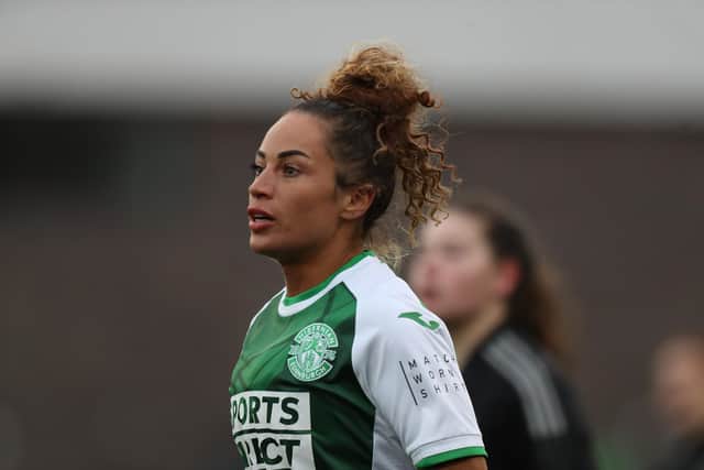 Brooke Nunn opened her account for Hibs against Partick Thistle and is keen to build on her performance