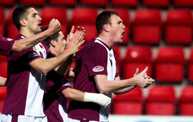 Hearts last won at McDiarmid Park in the league in 2010. Picture: SNS