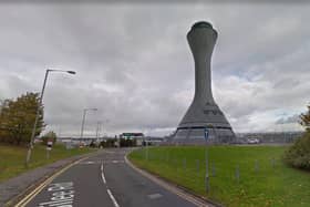 The roads around Edinburgh Airport are expected to be busier than normal on Sunday.