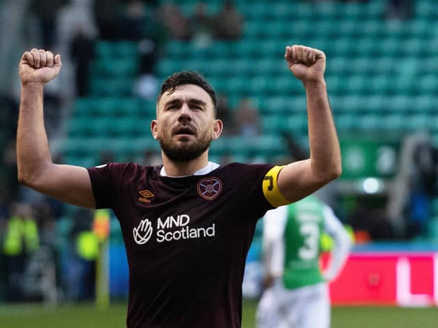 Robert Snodgrass has developed into a key player for Hearts this season.