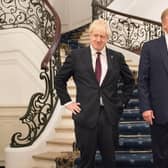 Donald Trump once said of Boris Johnson: 'They call him Britain Trump' (Picture: Stefan Rousseau/pool/Getty Images)