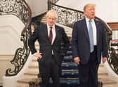 Donald Trump once said of Boris Johnson: 'They call him Britain Trump' (Picture: Stefan Rousseau/pool/Getty Images)