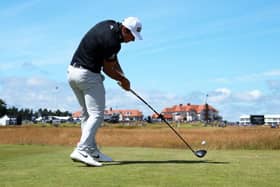 Viktor Hovland in action during last year's Genesis Scottish Open at The Renaissance Club in East Lothian. Picture: Andrew Redington/Getty Images.