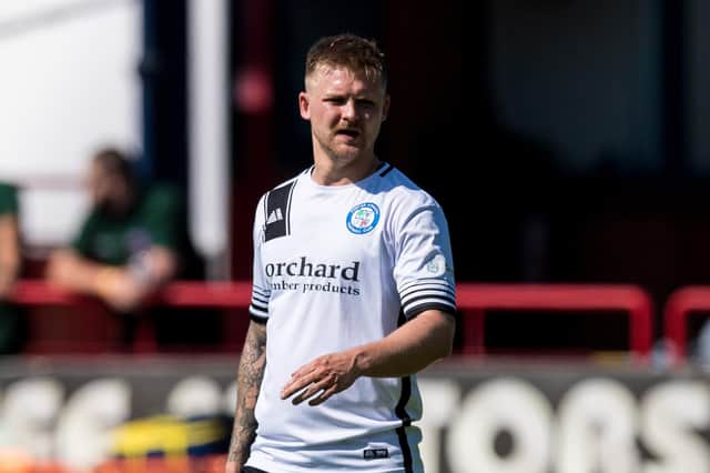 Michael Travis started the season at Forfar but has now signed for Edinburgh City