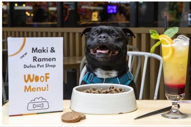 Maki & Ramen has re-launched its popular dog menu at St James Quarter in Edinburgh.