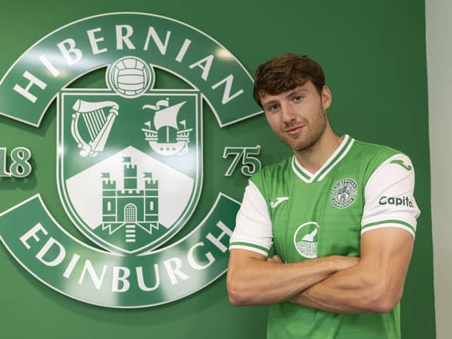 Riley Harbottle has joined Hibs on a permanent basis from Nottingham Forest. Picture: SNS Group