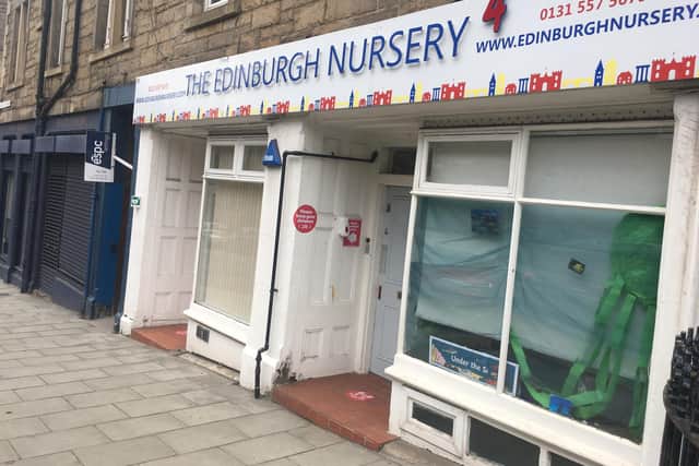 One of the Edinburgh Nursery sites in Broughton Road. Pic: JPI Media