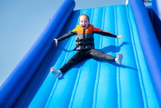 Visitors to Foxlake are sure to enjoy the new Aqua Park when it arrives at the Dunbar attraction in the summer.