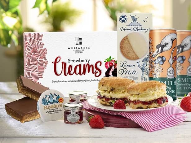 The Edinburgh firm has again partnered with a range of  iconic British brands to create a Cream Tea for Two with Pimms package to enjoy during the Wimbledon fortnight. Picture: Laurence Hudghton Photography
