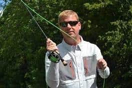 Steve Peterson who is giving casting lessons at the Edinburgh Angling Centre on July 1 and 2. Contributed by Edinburgh Angling Centre