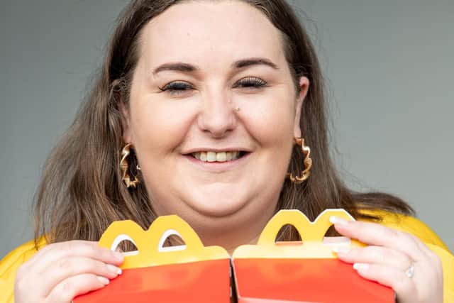 Donna Ganson was given tonnes of McDonald's boxes to help her boys keep a routine (both autistic) through the coronavirus crisis.