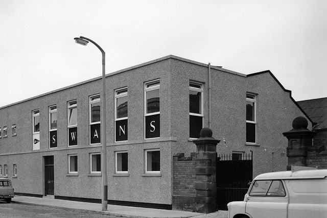 Swan's Livestock Market's new offices in Gorgie in June 1963.