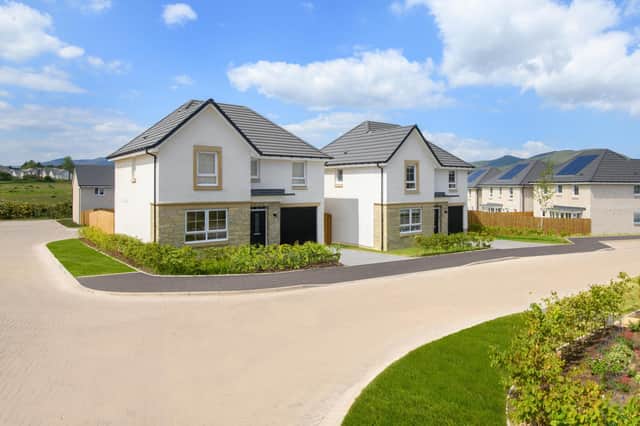 Stock photo of a David Wilson Homes development in Fife.